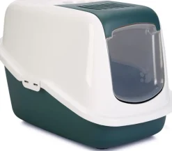 Savic Katzentoilette Nestor grün/weiß 56 x 39 x 39 cm