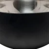Schüssel schwarz / silber D 23 cm H 11 cm
