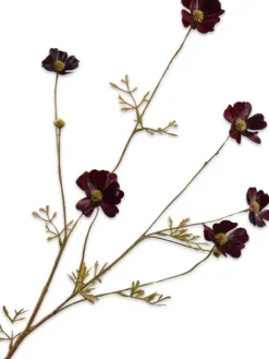 Silk-Ka Kunstblume Cosmos dunkelrot 77 cm
