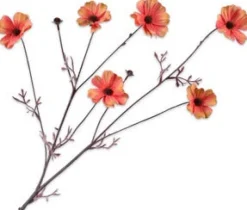 Silk-Ka Kunstblume Cosmos orange 77 cm