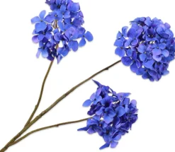Silk-Ka Kunstblume Hortensie blau 82 cm