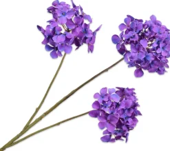 Silk-Ka Kunstblume Hortensie lila 82 cm