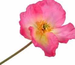 Silk-ka Kunstblume Mohn rosa 69 cm