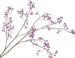 Silk-Ka Kunstzweig mit Beeren 125 cm lila