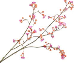 Silk-Ka Kunstzweig mit Beeren 96 cm orange