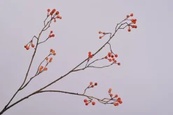 Silk-ka Kunstzweig mit Beeren orange 94 cm