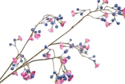 Silk-Ka Kunstzweig mit Beeren 96 cm blau