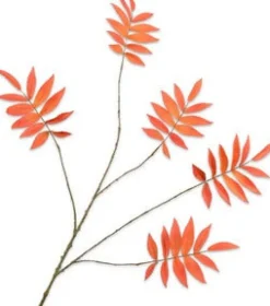 Silk-Ka Kunstzweig Rhus orange 103 cm