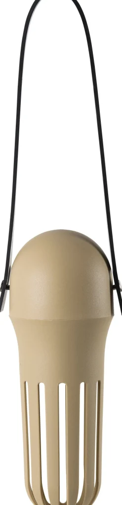 Singing Friend Erdnuss-Futtersilo Max beige D 8 H 21 cm