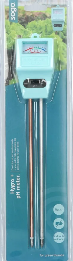 Sogo pH- & Feuchtigkeitsmesser 38 x 11 x 4 cm