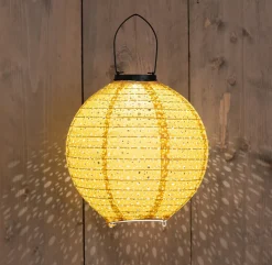 Solarleuchte Marrakesh gelb D 25,5 H 25,5 cm