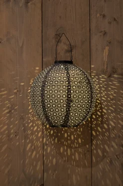 Solarleuchte Marrakesh grau D 25,5 H 25,5 cm