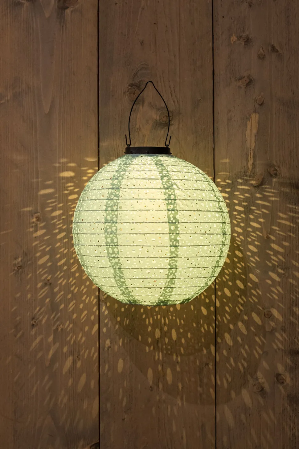 Solarleuchte Marrakesh grün D 25,5 H 25,5 cm