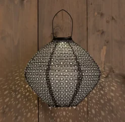 Solarleuchte Marrakesh grau D 29 H 25 cm