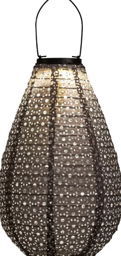 Solarleuchte Marrakesh grau D 20 H 29 cm