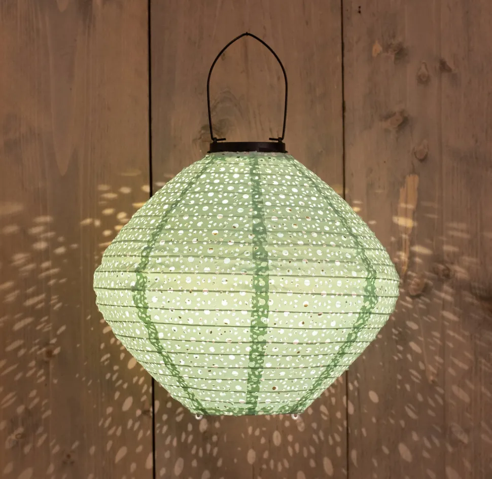 Solarleuchte Marrakesh grün D 25 H 29 cm
