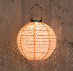 Solarleuchte Marrakesh rosa D 25,5 H 25,5 cm