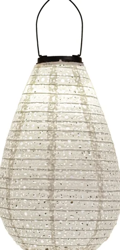 Solarleuchte Marrakesh weiß D 20 H 29 cm