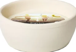 Spaas Citronella-Kerze Ginger Love weiß 13 Std. D 10,9 H 4,6 cm