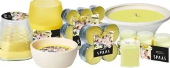 Spaas Citronella-Kerze Lemon Breeze gelb 13 Std. D 10,9 H 4,6 cm
