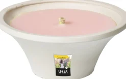 Spaas Citronella-Kerze Summer Blossom rosa 9 Std. D 17,5 H 7,5 cm