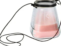 Spaas Citronella-Kerze Summer Blossom rosa 45 Std. D 9 H 9,8 cm