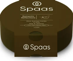 Spaas Duftkerze Essential collection Romantic Reflect grün 20 Std. D 13 H 4,5 cm