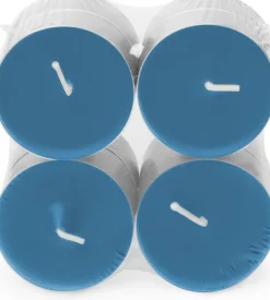 Spaas Duftkerze Essential collection Soft Sunrise blau 10 Std. D 6 H 2,1 cm 8 St.