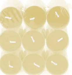 Spaas Duftkerze Essential collection Shimmering Smile beige 4,5 Std. D 3,5 H 1,6 cm 18 St.