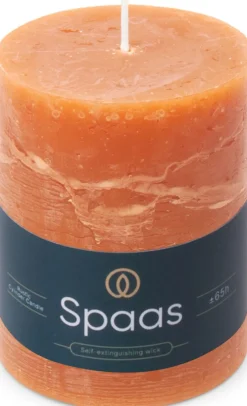 Spaas Stumpenkerze Essential collection orange 65 Std. D 8 H 11 cm