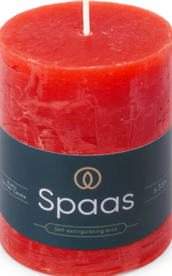 Spaas Stumpenkerze Essential collection rot 35 Std. D 7 H 9,5 cm