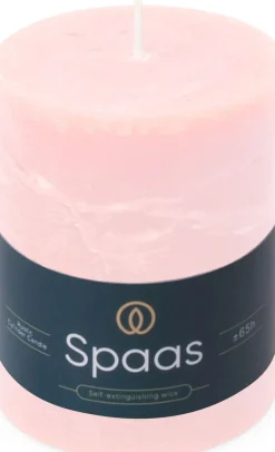 Spaas Stumpenkerze Essential collection rosa 65 Std. D 8 H 11 cm