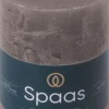 Spaas Stumpenkerze Essential collection dunkelgrau 35 Std. D 7 H 9,5 cm