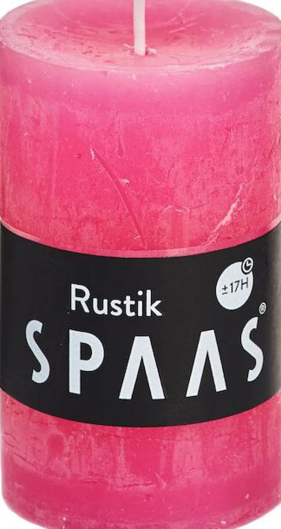 Spaas Stumpenkerze Rustic pink D 4,8 cm H 8 cm