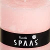 Spaas Stumpenkerze Rustic rosa D 10 cm H 10 cm