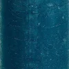 Spaas Stumpenkerze Rustic blau-grün D 6,8 cm H 19 cm