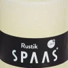 Spaas Stumpenkerze Rustic elfenbein D 7 cm H 8 cm