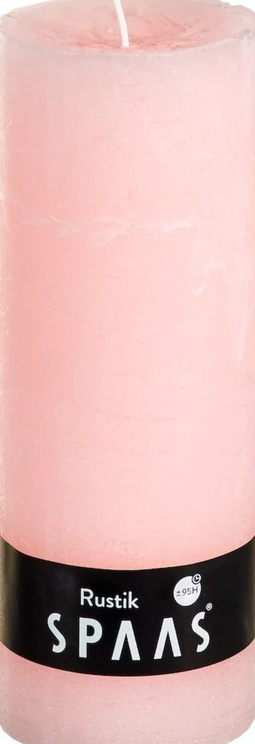 Spaas Stumpenkerze Rustic rosa D 6,8 cm H 19 cm