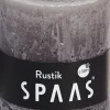 Spaas Stumpenkerze Rustic taupe D 7 cm H 8 cm