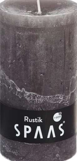 Spaas Stumpenkerze Rustic taupe D 7 cm H 13 cm
