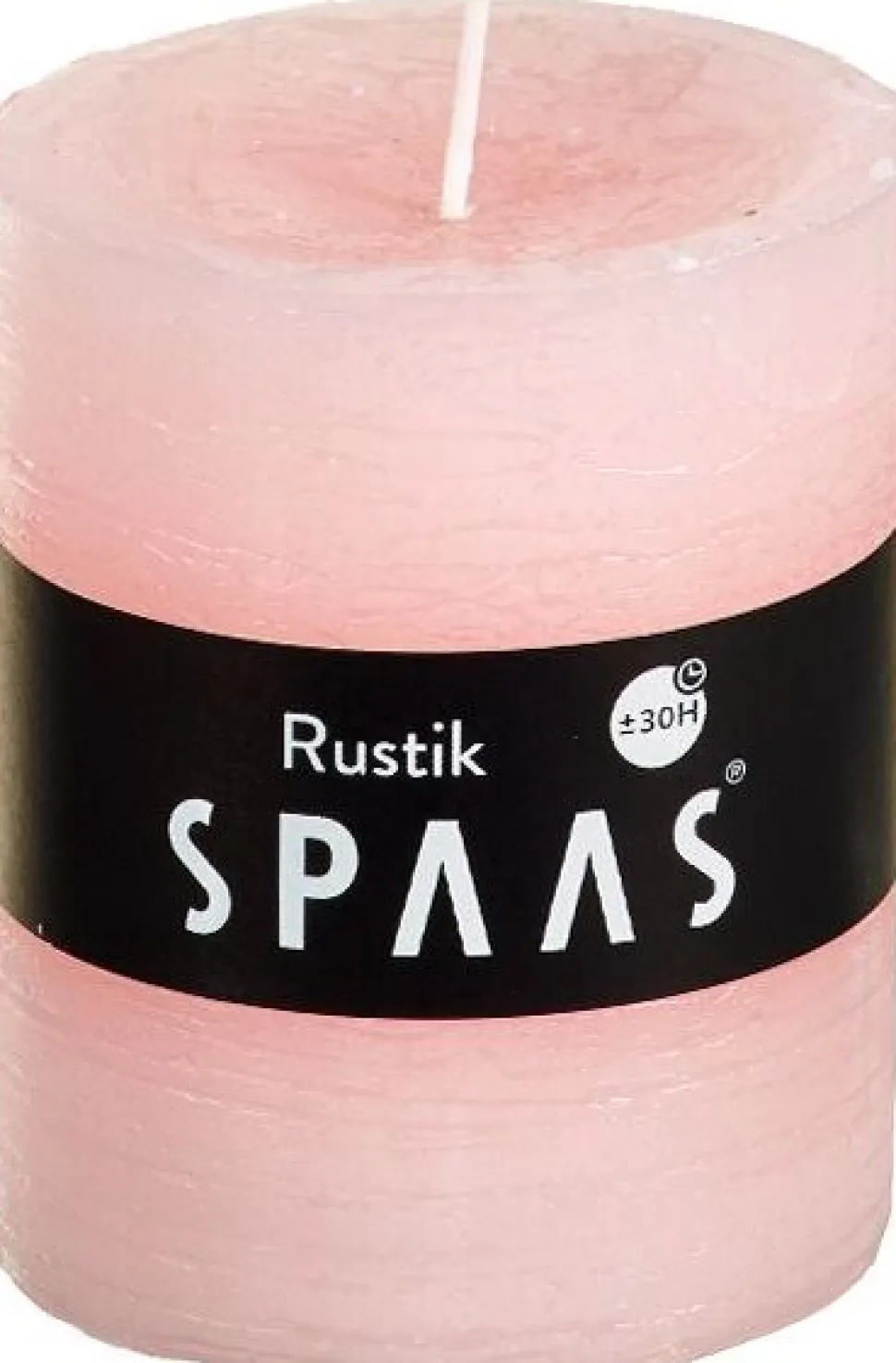 Spaas Stumpenkerze Rustic rosa D 7 cm H 8 cm