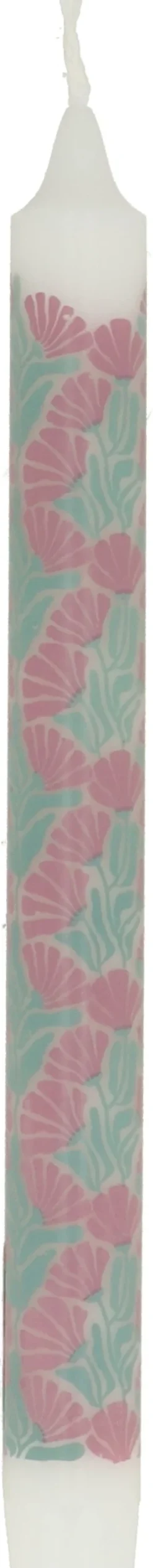 Stabkerze Groovy lila/blau 7 Std. D 2,2 H 24 cm