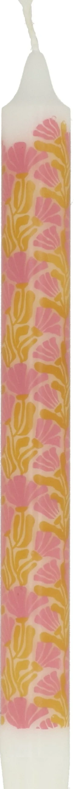 Stabkerze Groovy rosa/orange 7 Std. D 2,2 H 24 cm