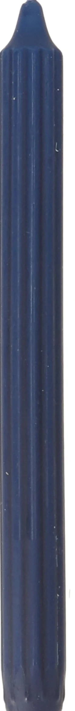 Stabkerze Ribbed dunkelblau 7 Std. D 2,2 H 24 cm