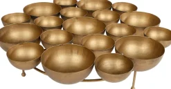 Teelichthalter Bloom gold 39,5 x 11,5 x 40,5 cm