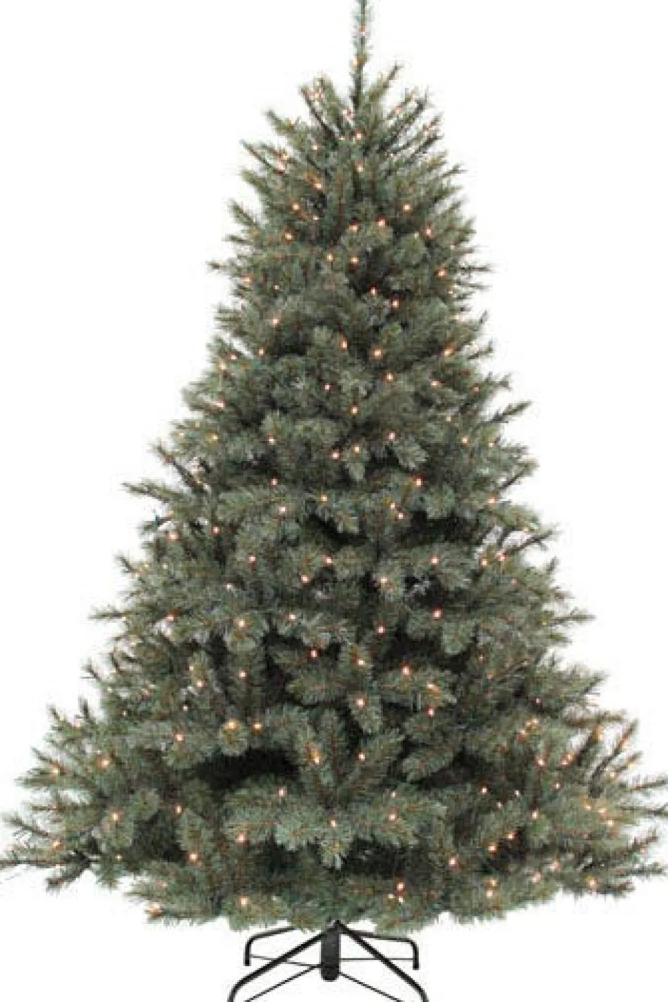 Triumph Tree künstlicher Weihnachtsbaum Romagne mit Beleuchtung D 140 H 215 cm blaugrün