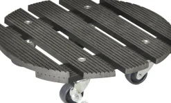 Trolley Pflanzenroller WPC anthrazit D 29 H 7,2 cm