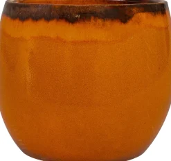 TS Blumentopf Charlotte orange D 30 H 25 cm