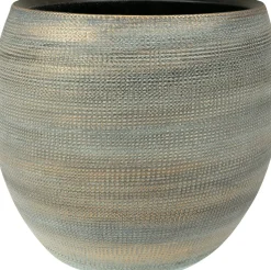 TS Blumentopf Dex weiß / grau D 22 H 20 cm