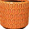 TS Blumentopf Floor orange D 14 H 12 cm